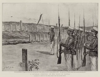 A Japanese Cemetery on the Field of Battle